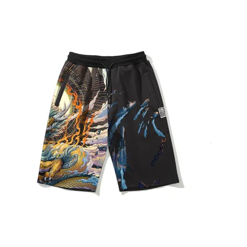 SANSYAS Casual Shorts Unisex Black