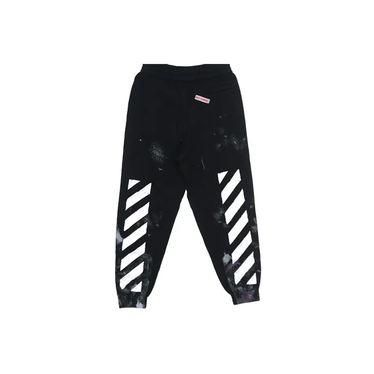 OFF WHITE Knitted Sweatpants Men's Black-1