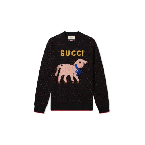 GUCCI Sweaters Men Black