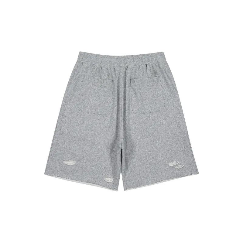LOSTCTRL SS22 Loose Fit Shorts Unisex Gray-1