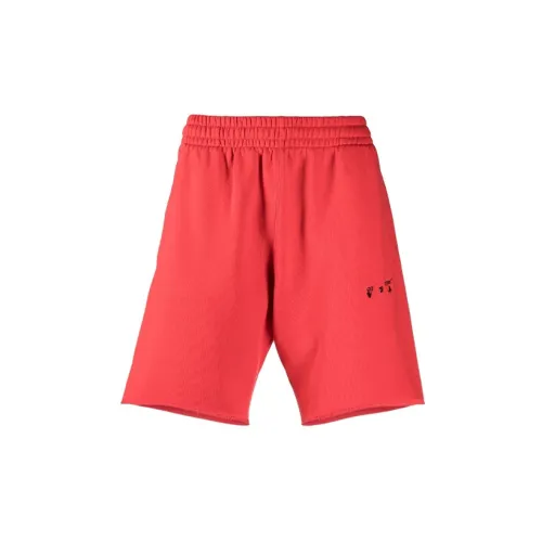 OFF-WHITE SS21 Casual Shorts Men Red