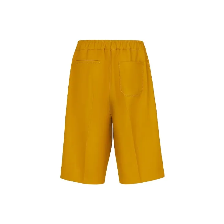 FENDI Casual Shorts Men Yellow-1