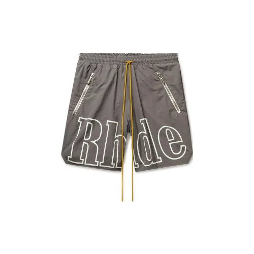 RHUDE Casual Shorts Men Gray