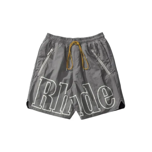 RHUDE Casual Shorts Men Gray