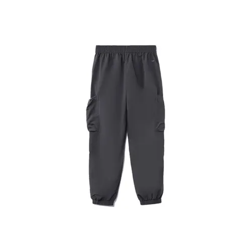 LINING Sports Life Collection Knitted Sweatpants Unisex Black Pine Gray