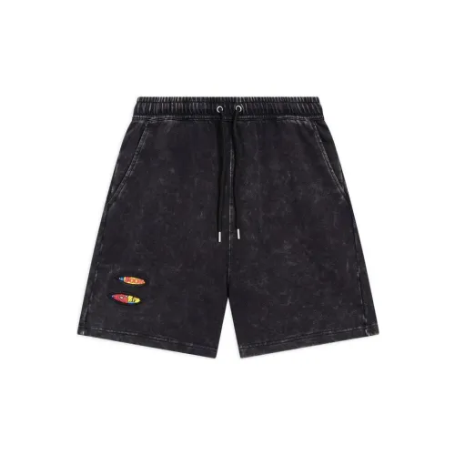 Marvel X LINING Disney Casual Shorts Men Black