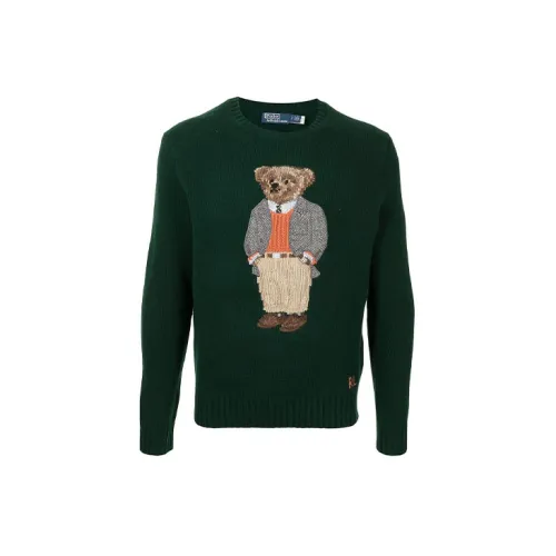 Polo Ralph Lauren Men Cashmere  teddy bear Sweater