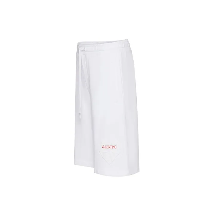 Valentino Casual Shorts Men White-2