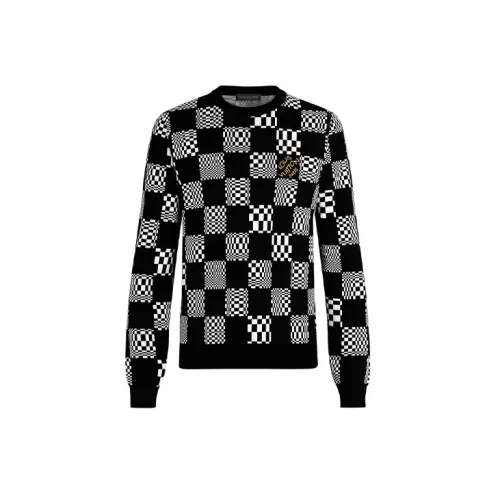 LOUIS VUITTON New Quarterly Products Of LV Sweaters Men Black