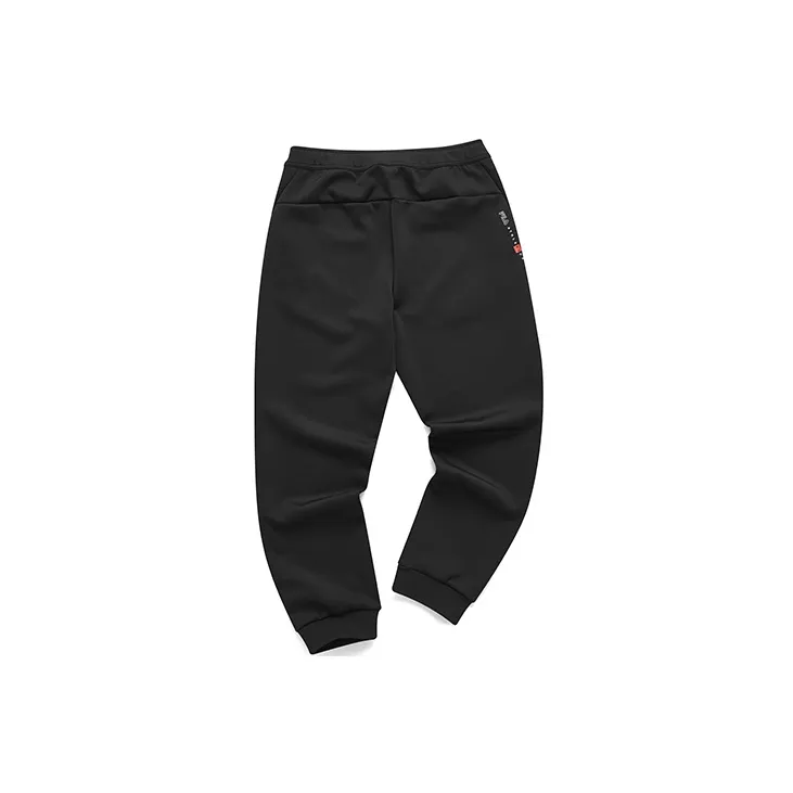 FILA Athletics Knitted Sweatpants Men Pitch Black-1