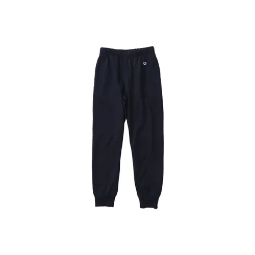 Champion Knitted Sweatpants Men Navy Blue