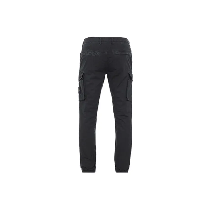 STONE ISLAND Cargo Pants Men's Black-1