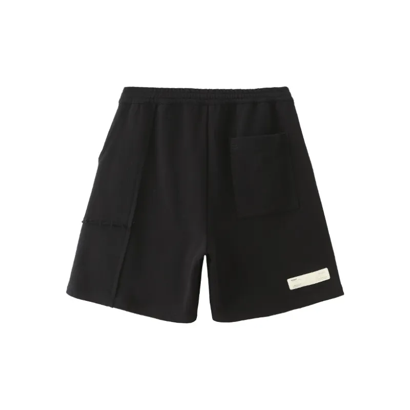 ROARINGWILD SS22 Fitted Shorts Unisex Black-1