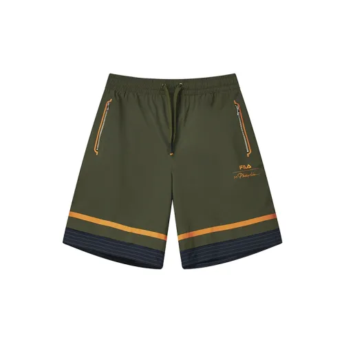 3.1 Phillip Lim X FILA 3.1 Phillip Lim Collaboration Collection Casual Shorts Men Dark Army Green