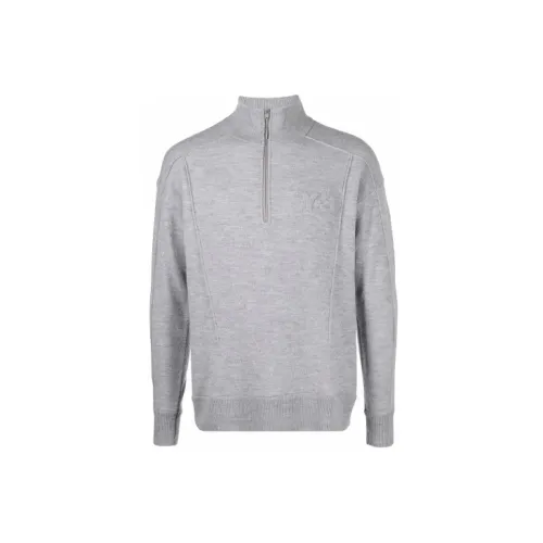 Y-3 Sweaters Men Gray