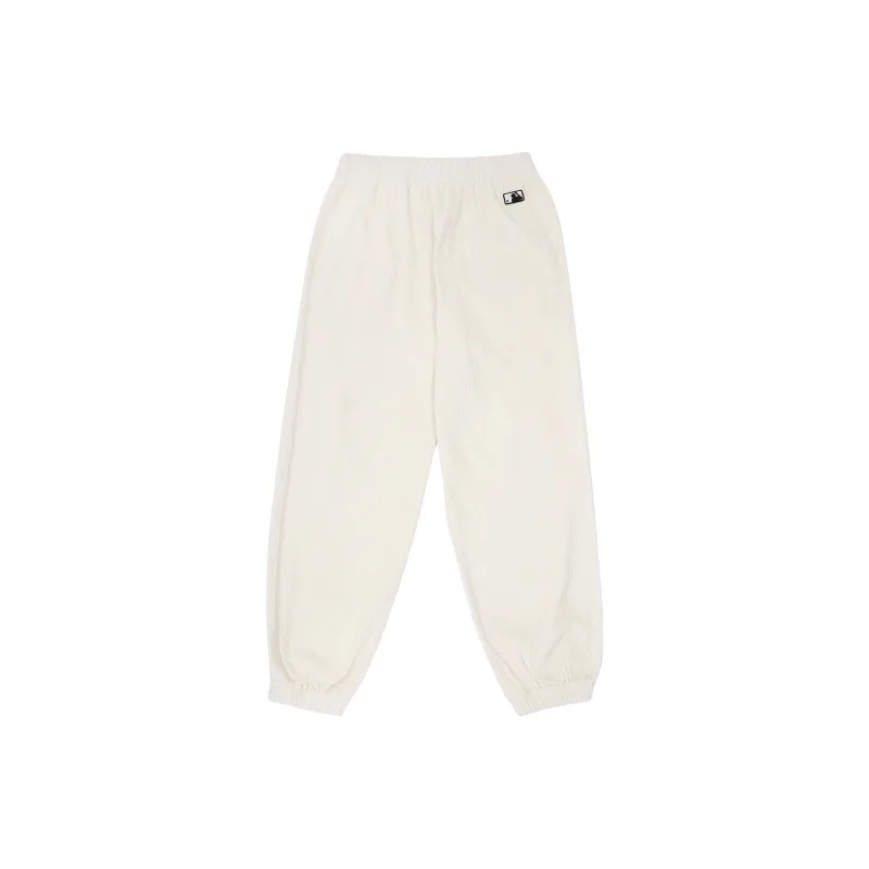 MLB New York Yankees Knitted Sweatpants Unisex Milk White-1