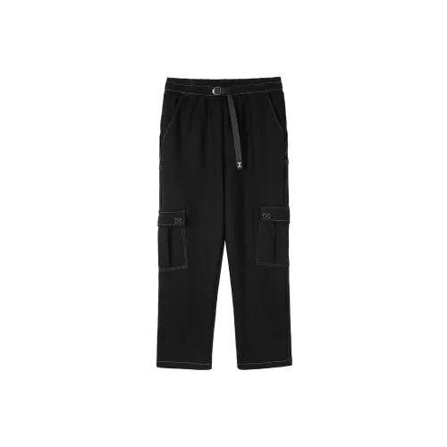 Phew Straight Thickened Casual Pants Unisex Black