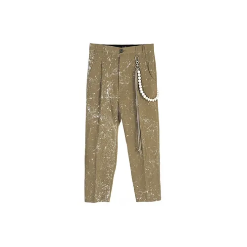 SONG FOR THE MUTE Casual Pants Men Khaki