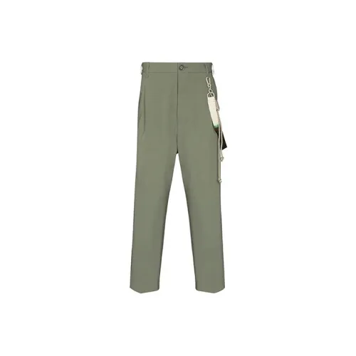 SONG FOR THE MUTE Casual Pants Men Green