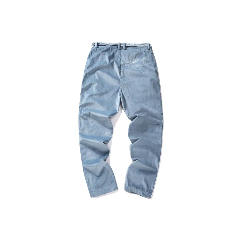 Coca cola X Guuka Casual Pants Unisex Dusty Blue-1