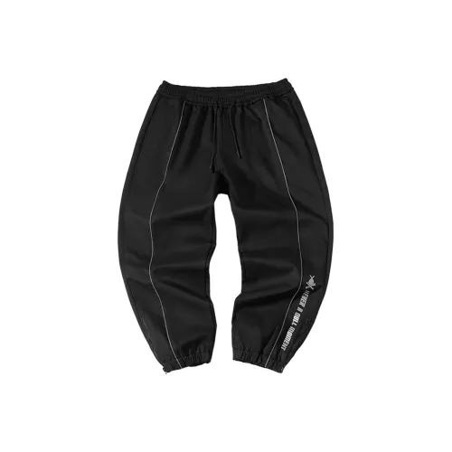 N-MAX x TAOWANGTU Casual Pants Men's Black