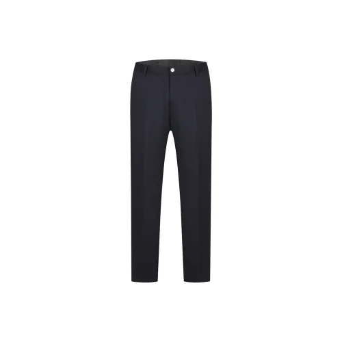 MANGANO Suit Trousers Men Navy Blue