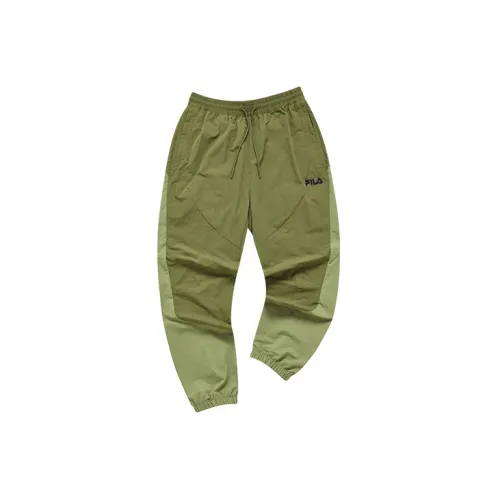 FILA FUSION TOKYO STUDIO Casual Pants Men California Green