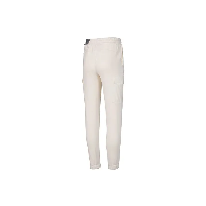 PUMA Winterized Knitted Sweatpants Men Ivory White-1
