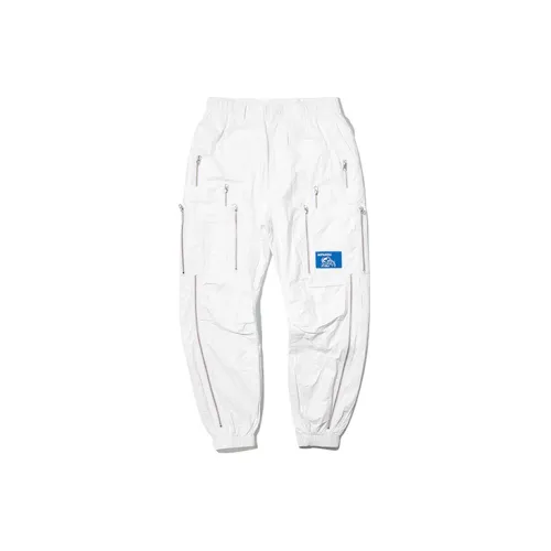 HIPANDA Knitted Sweatpants Men White