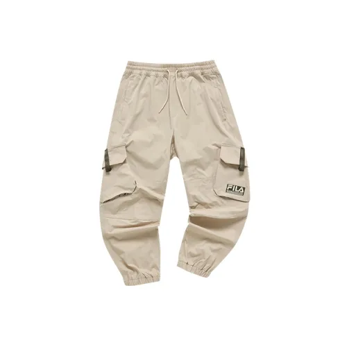 White Mountaineering X FILA FUSION Cargo Pants Men Camo Khaki