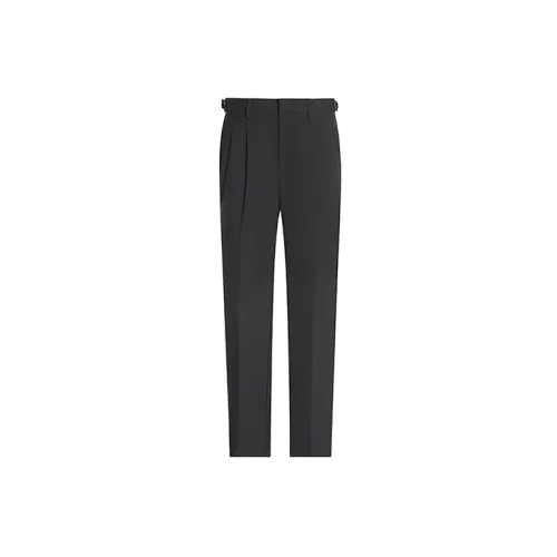 RARE Suit Trousers Men Black