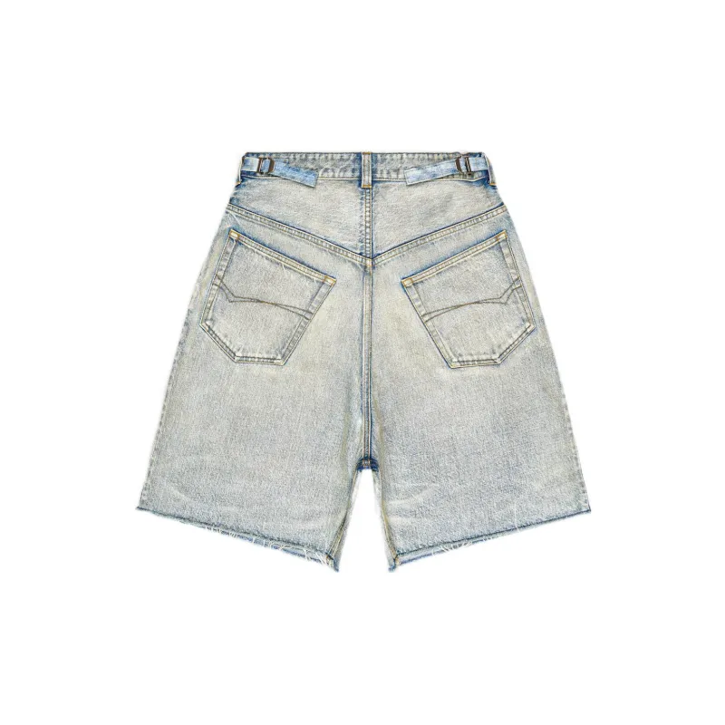Balenciaga Denim Shorts Men's Blue-1