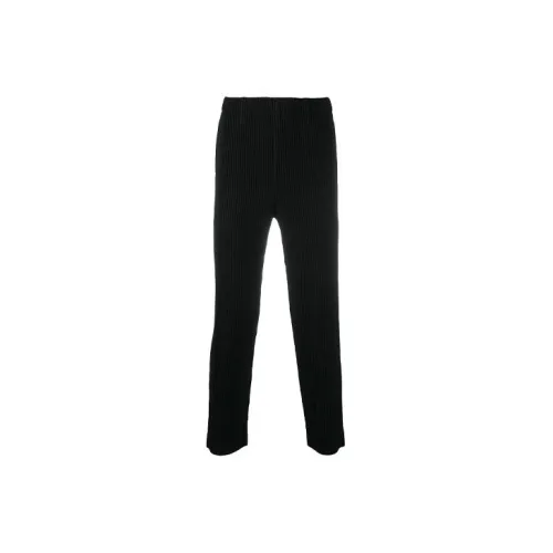 Homme Plissé Issey Miyake Casual Pants Men Black