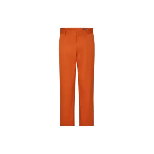 LOUIS VUITTON New Quarterly Products Of LV Casual Pants Men Orange