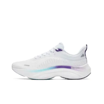 Erke Α flex Pro Low Top Running Shoes Men's White Purple