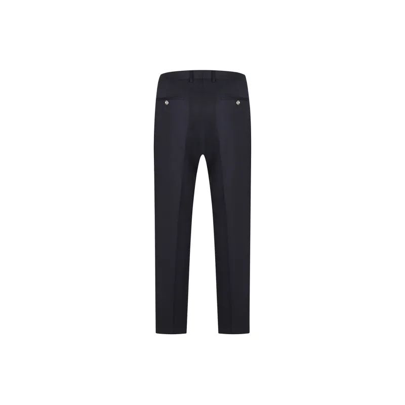 MANGANO Straight Casual Pants Men's Navy Blue-1