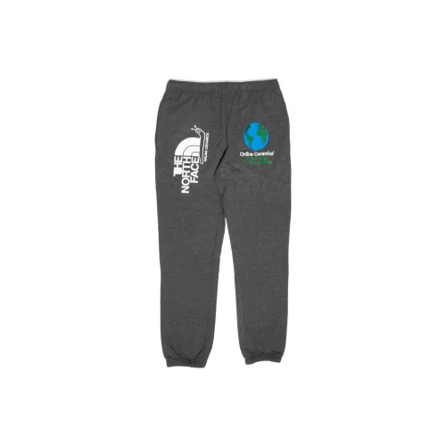 Online Ceramics X THE NORTH FACE Online Ceramics Casual Pants Men Gray