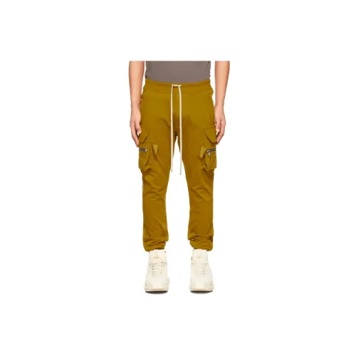 RICK OWENS Cargo Pants Men Yellow