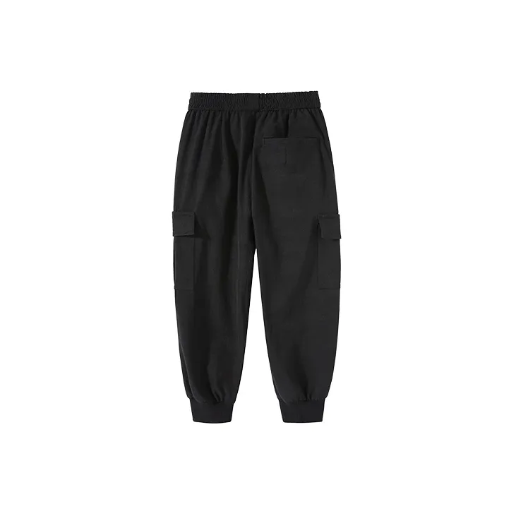 SUPIELD Hydrophobic Anti-fouling Series Straight Casual Pants Men's Black-1