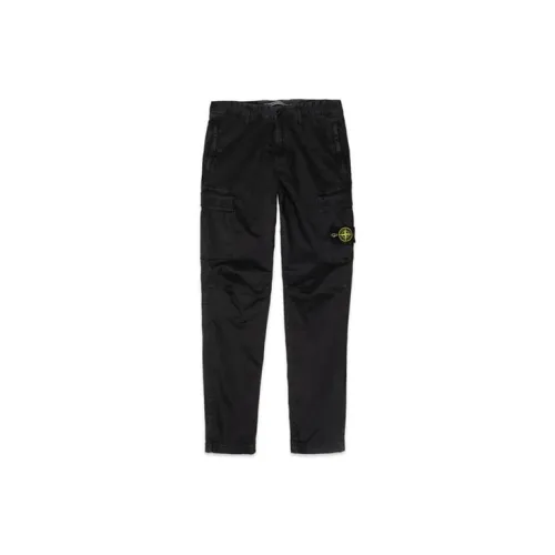 STONE ISLAND Cargo Pants Men Black