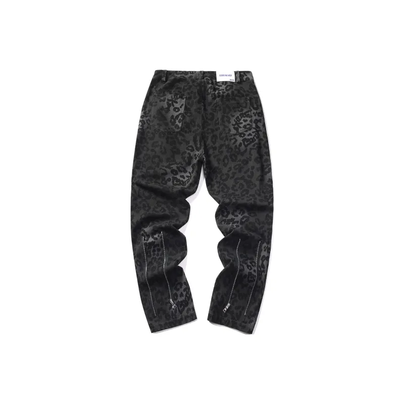 Guuka Casual Pants Unisex Black-1