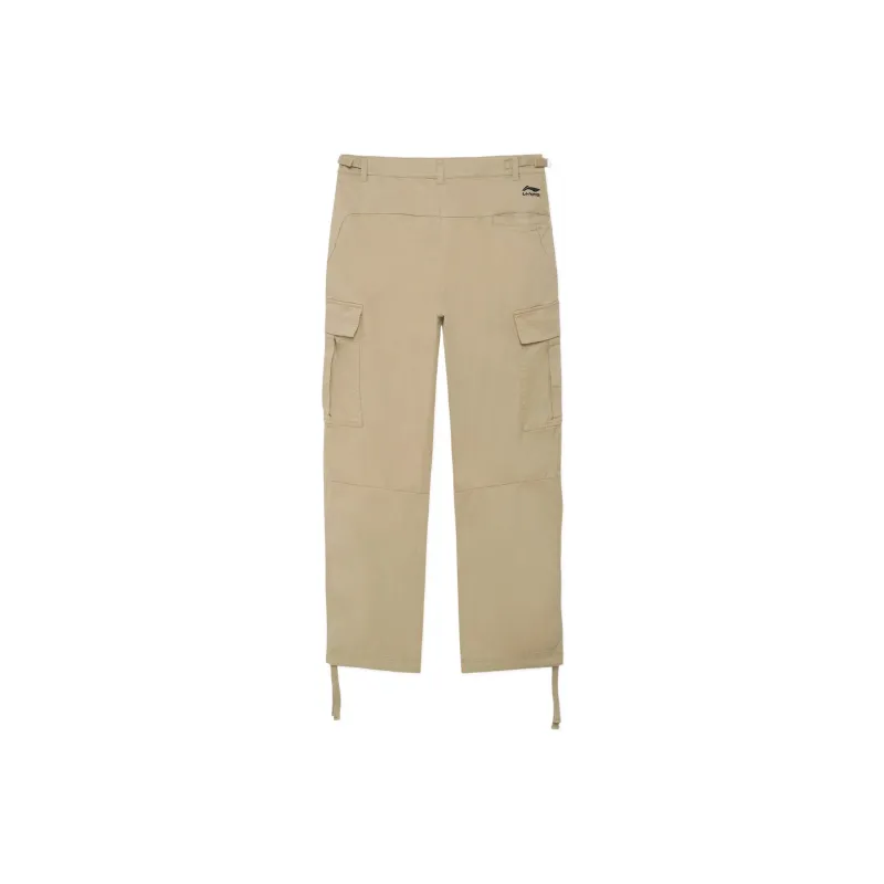 LiNing Skateboard Casual Pants Men's Sand Khaki-1