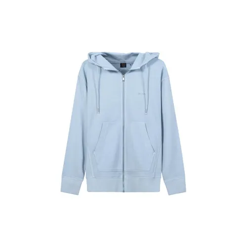 HUGO BOSS Sweatshirts Men Light Blue