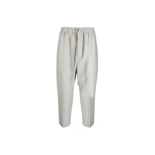 RICK OWENS Casual Pants Men Gray