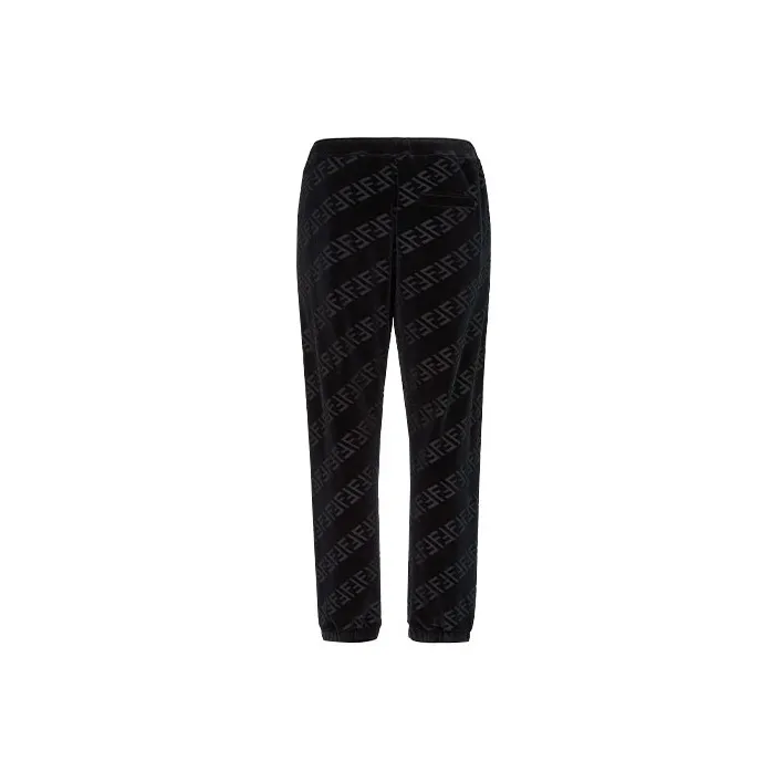 FENDI Ff Monogram Printed Track Pants-1
