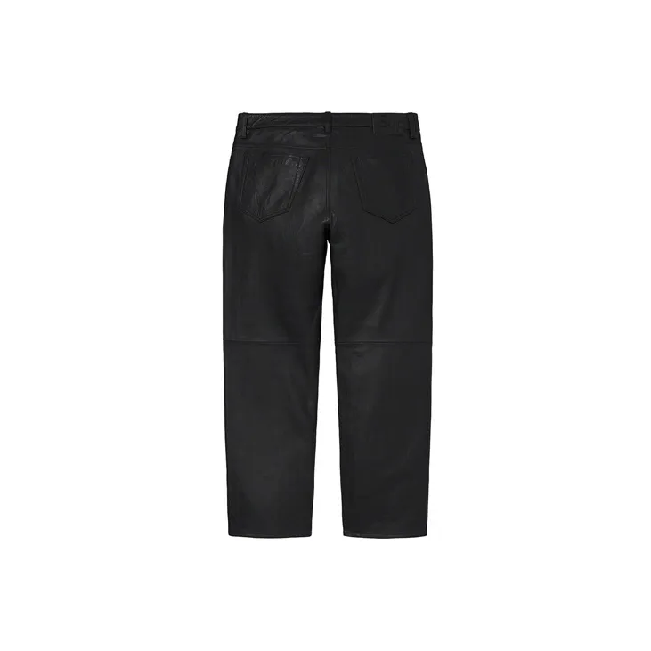 Supreme Leather 5 Pocket Jean-5