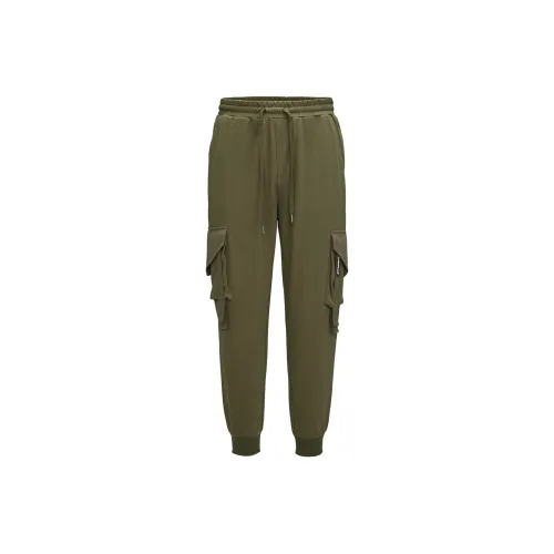 CAT Cargo Pants Unisex Dark Green