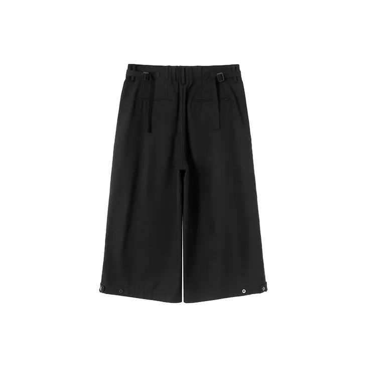 ETERNITY ITA Wide Leg Casual Pants Unisex Black-1