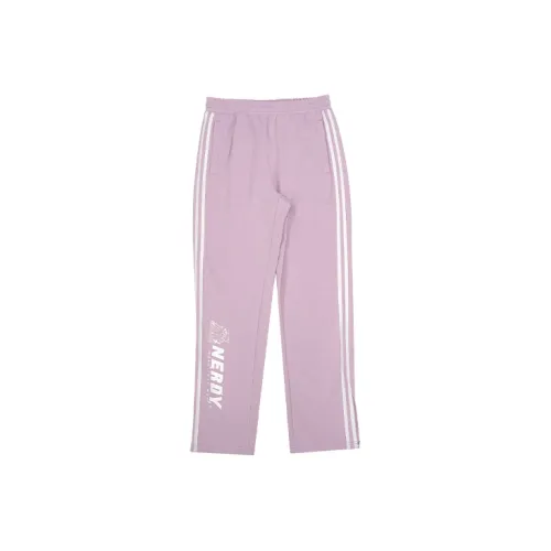 Nerdy Casual Pants Unisex Light Purple