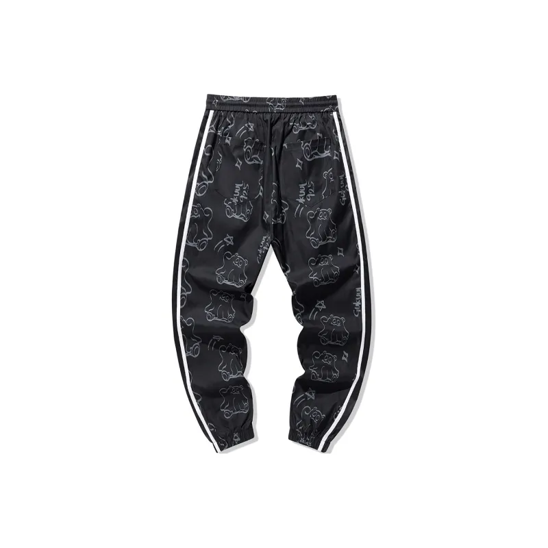 GUKUUL Jogger Casual Pants Unisex Black-1